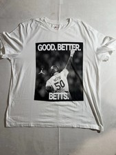 Nike Air Jordan T-Shirt 2XL White Mookie Betts Graphic Good Better Tees