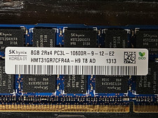 SK Hynix Server RAM Module. 8 GB 2Rx4 PC3L-10600R DDR3-1333 MHZ CL9 RDIMM 1.35V