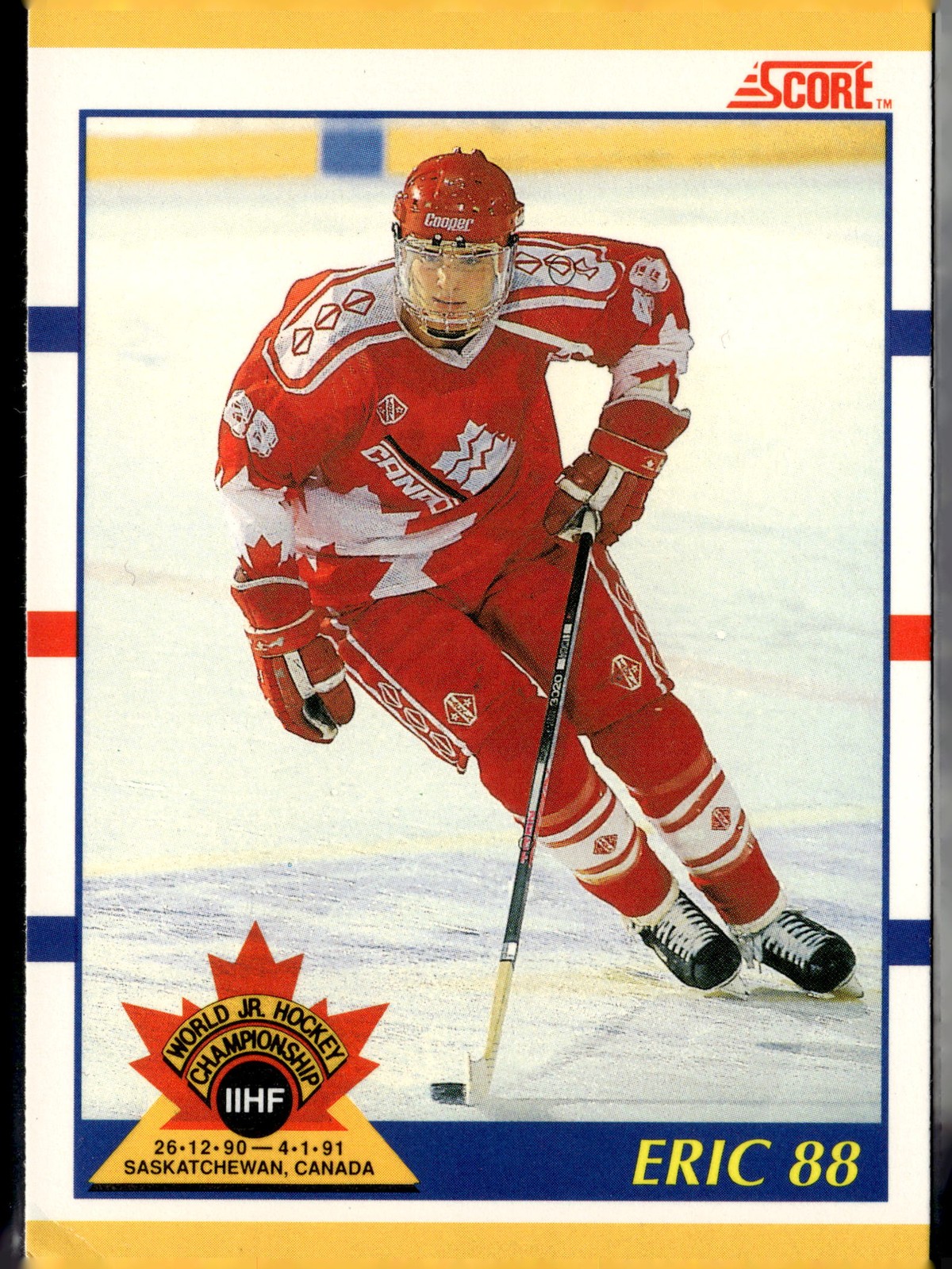 1990-91 Score Rookie and Traded #88T Eric Lindros