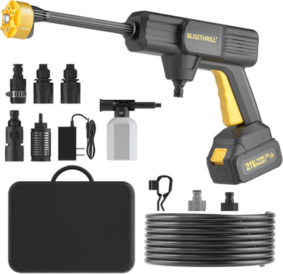#ad Cordless Pressure Washer Battery Operated; 1100PSI 2.4 GPM Portable Cordless Pow $122.26