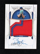 2024 Panini National Treasures Holo Silver 17/25 Brock Porter #PMS-BP Auto 1g37