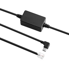 Radar Detector Cable, USB-C to RJ11 Plug Cord For Escort Cobra,Radenso XP etc.