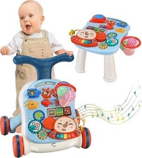 3 in 1 Baby Walker and Activity Center for Baby Girl,Toddler, Learning to Walk,