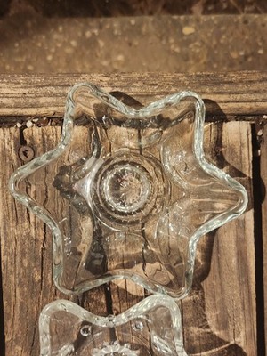 Anchor Hocking Star Candle Holder, No Feet