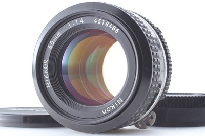 [Near MINT++] Nikon Ai Nikkor 50mm f/1.4 MF Standard Prime Lens for F Mount JPN