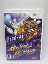 Brunswick Zone Cosmic Bowling Nintendo Wii Complete w/ Manual Tested