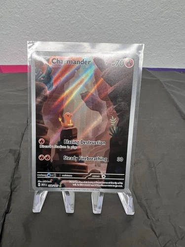 Pokémon TCG Scarlet & Violet Charmander Holo Card 168/165 NM/M Condition