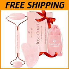 Rose Quartz Face Roller Gua Sha Set
