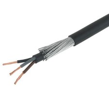4mm 3 Core SWA Steel Wire Armoured XLPE Electrical Cable BASEC Approved -FreeP+P