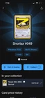 Wizards of the Coast Snorlax #49 WotC Promo English Basic 90 HP Regular