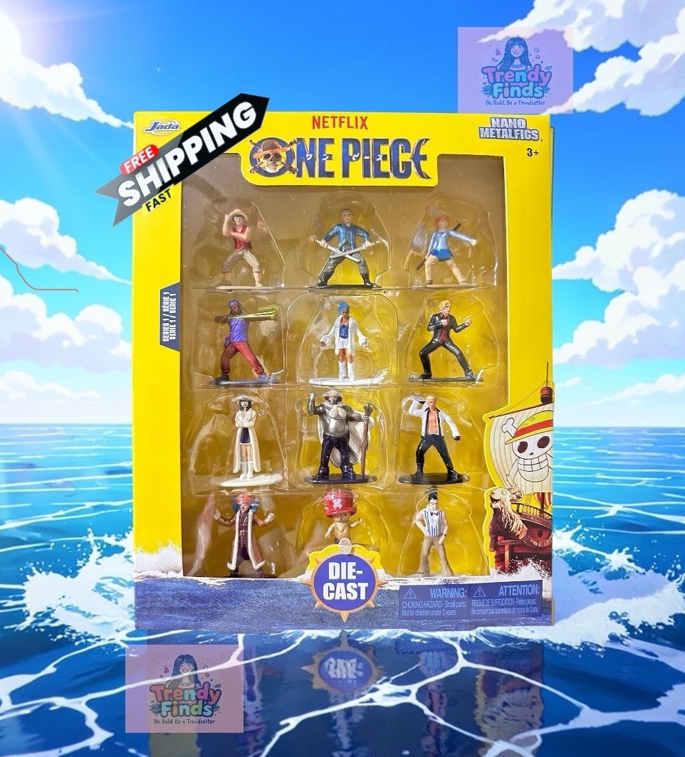 One Piece Die-Cast Nano Metalfigs 12 Mini Action Figure NETFLIX