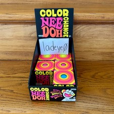NeeDoh Color Change Stress Ball AUTHENTIC Sensory Toy SEALED Blue Yellow Pink