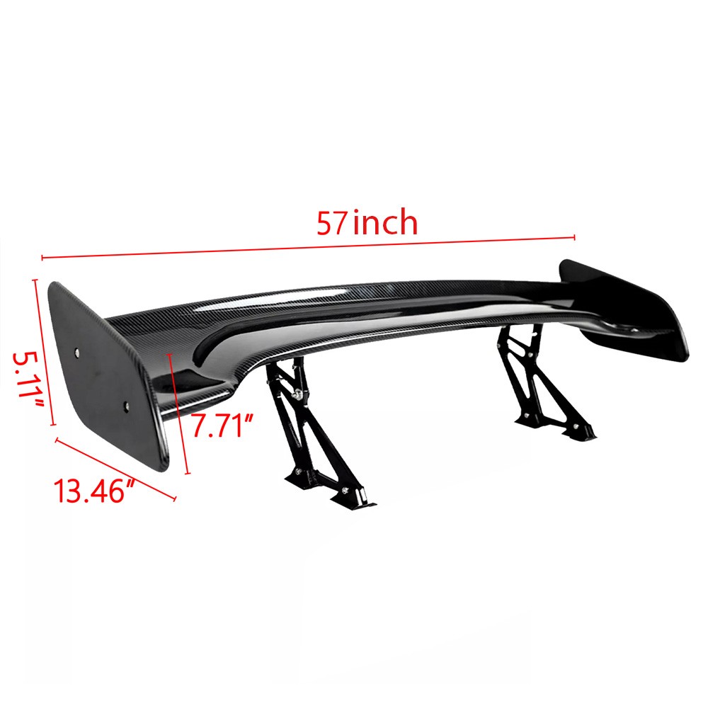 Rear Trunk Spoiler Lip Wing Carbon Fiber Upper For Acura NSX