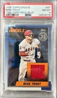 Mike Trout 2025 Topps 90UR-MT Relic Card 1990 Design