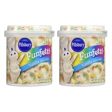 Betty Crocker Funfetti Vanilla Frosting 15.6oz US Cake Icing Pack of 2