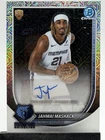 Topps Bowman Chrome U 2025-26 Jahmai Mashack Grizzlies Rookie Auto #BCA-JM