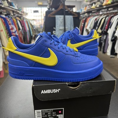 AMBUSH x Nike Air Force 1 Low Game Royal and Vivid Sulphur Men s Size 10