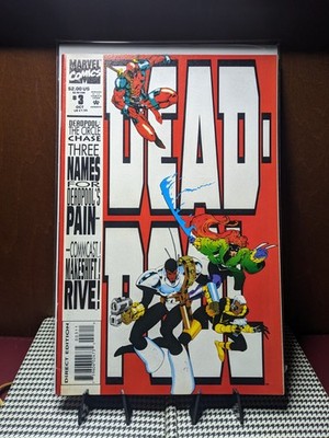 Deadpool #3 1993 Marvel Comics Book The Circle Chase 3 Commcast Makeshift Rive