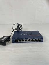 NETGEAR GS108 ProSafe GS108v3 8-Port Gigabit Ethernet Switch w/AC Adapter