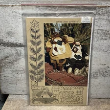 Vintage 90’s Katie’s Homespun Stitches Emmie & Effie 15” Best Friends Patterns