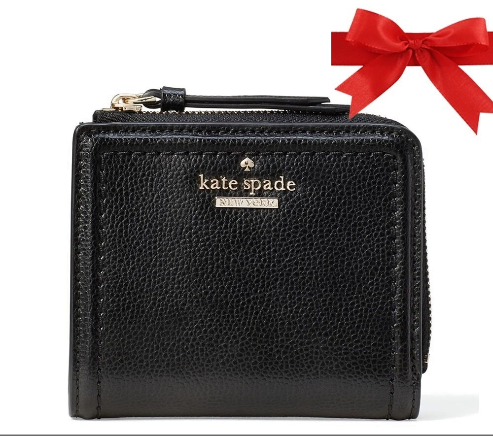 Kate Spade Patterson Drive Wallet Bi-fold Small L-Zip Leather Coin