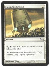 Magic_the_gathering Mirrodin Nuisance Engine #221 2003,MTG,LP Uncommon