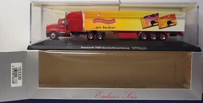 Herpa 1:87 Kennworth T600 Eurokoffersattelzug 183339 TOP ZUSTAND in OVP