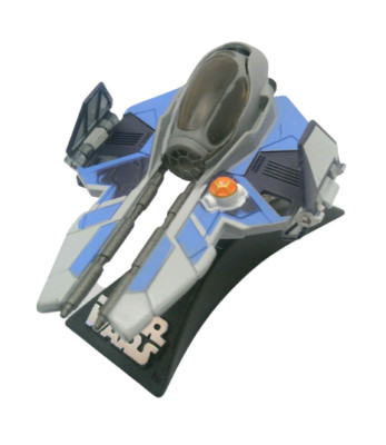 Star Wars Starfighter Blau inkl. Standfuß Die Cast Titanium Serie 2005