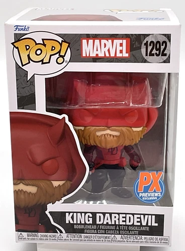 King Daredevil Pop  #1292 Marvel PX Exclusives 2023 Funko Pop