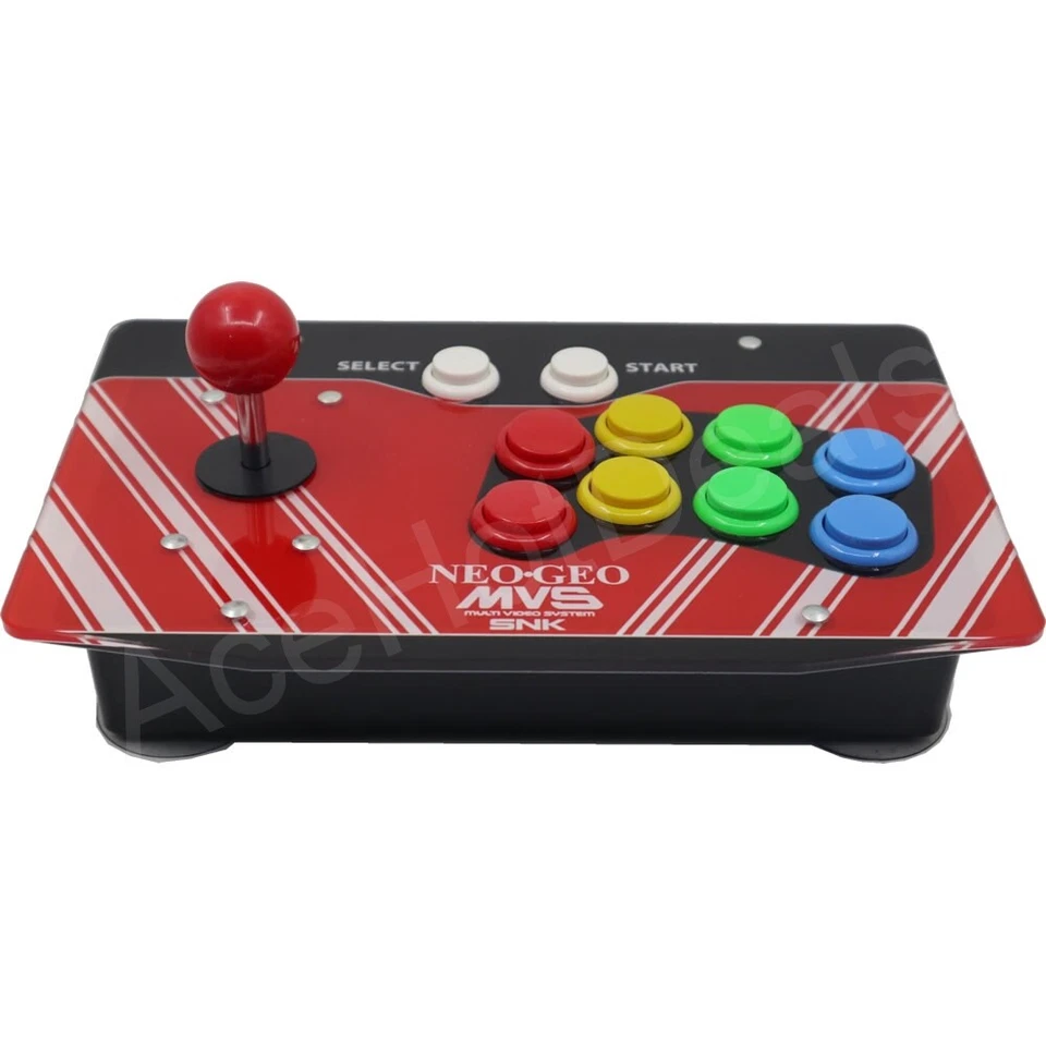 RAC-J500S 10 Buttons Arcade Joystick USB Wired Acrylic NEO GEO MVS Panel For PC - Image 2 of 4