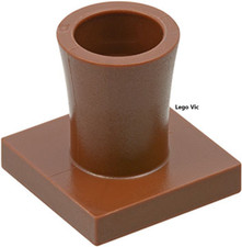 Lego 2563 Plant Tree Palm Base Brown Pirate 6276 6264 6270 Paradisa City MOC A77