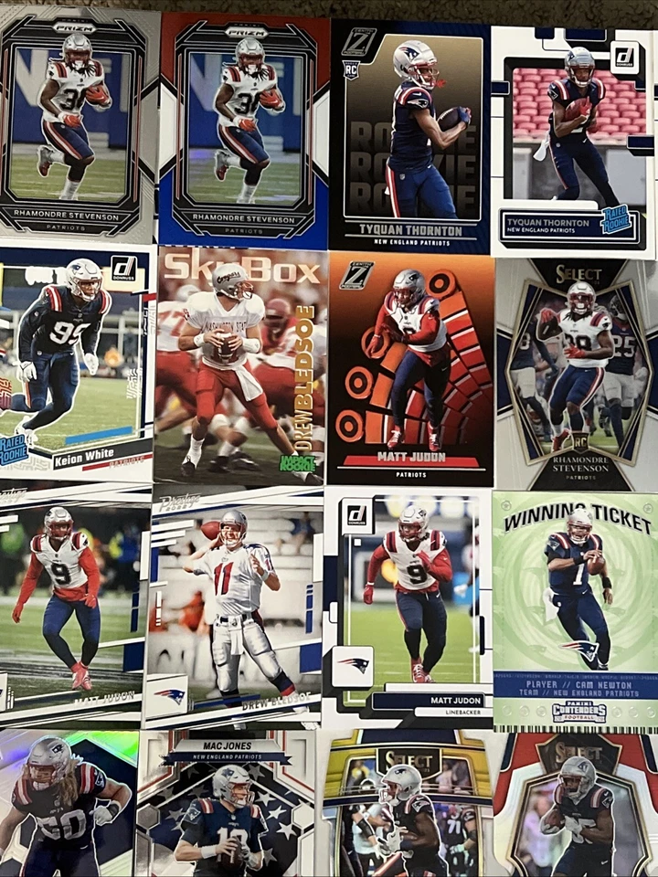 New England Patriots 70 Card Lot - Image 2 of 4