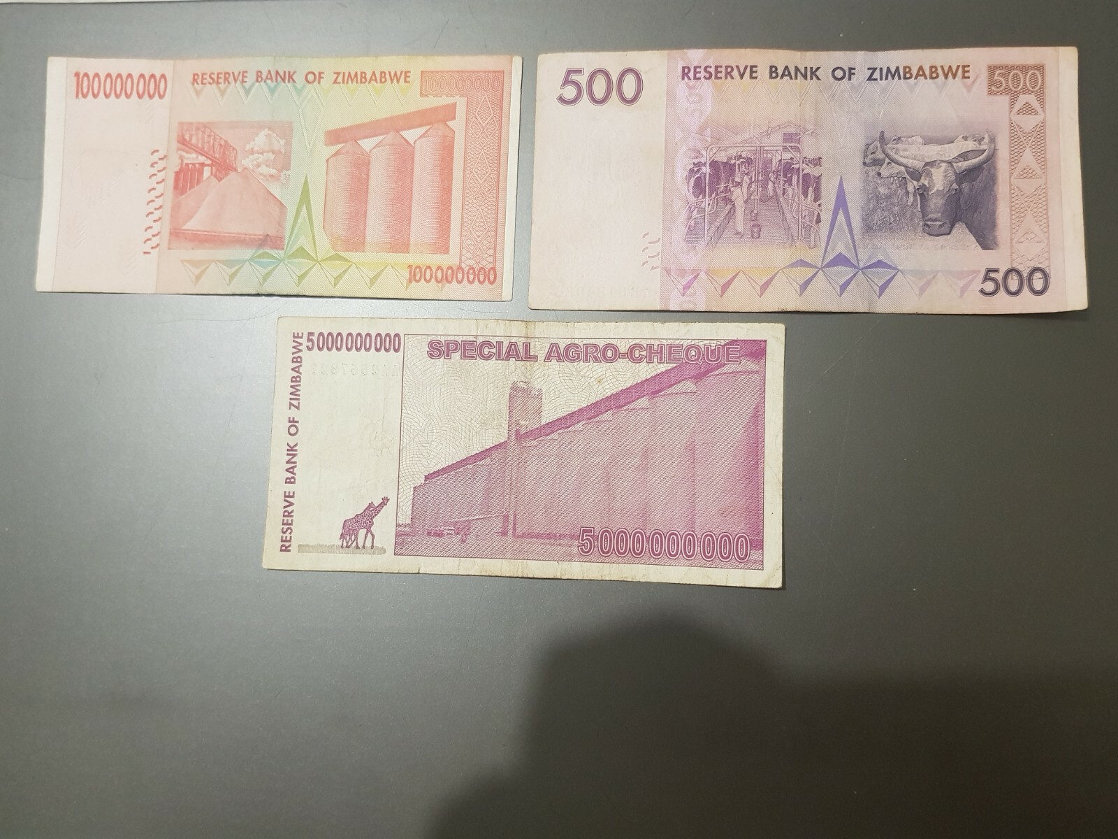 Lot de 15 billets différents du Zimbabwe eBay