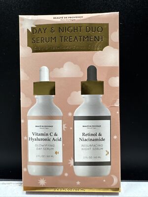 Provence Beauty Day & Night Duo Serum Trmt. Vit.-C+HA(Day), Retinol+Niac.(Night)