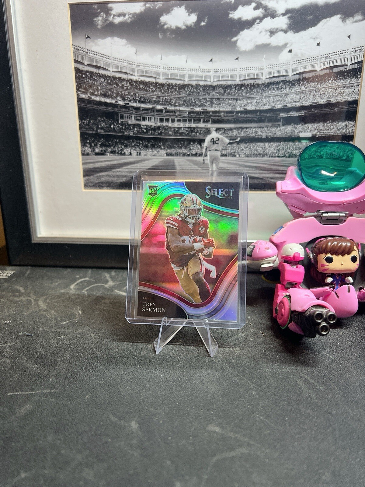 2021 Panini Select Trey Sermon Field Level Silver Prizm Rookie #368 49ers
