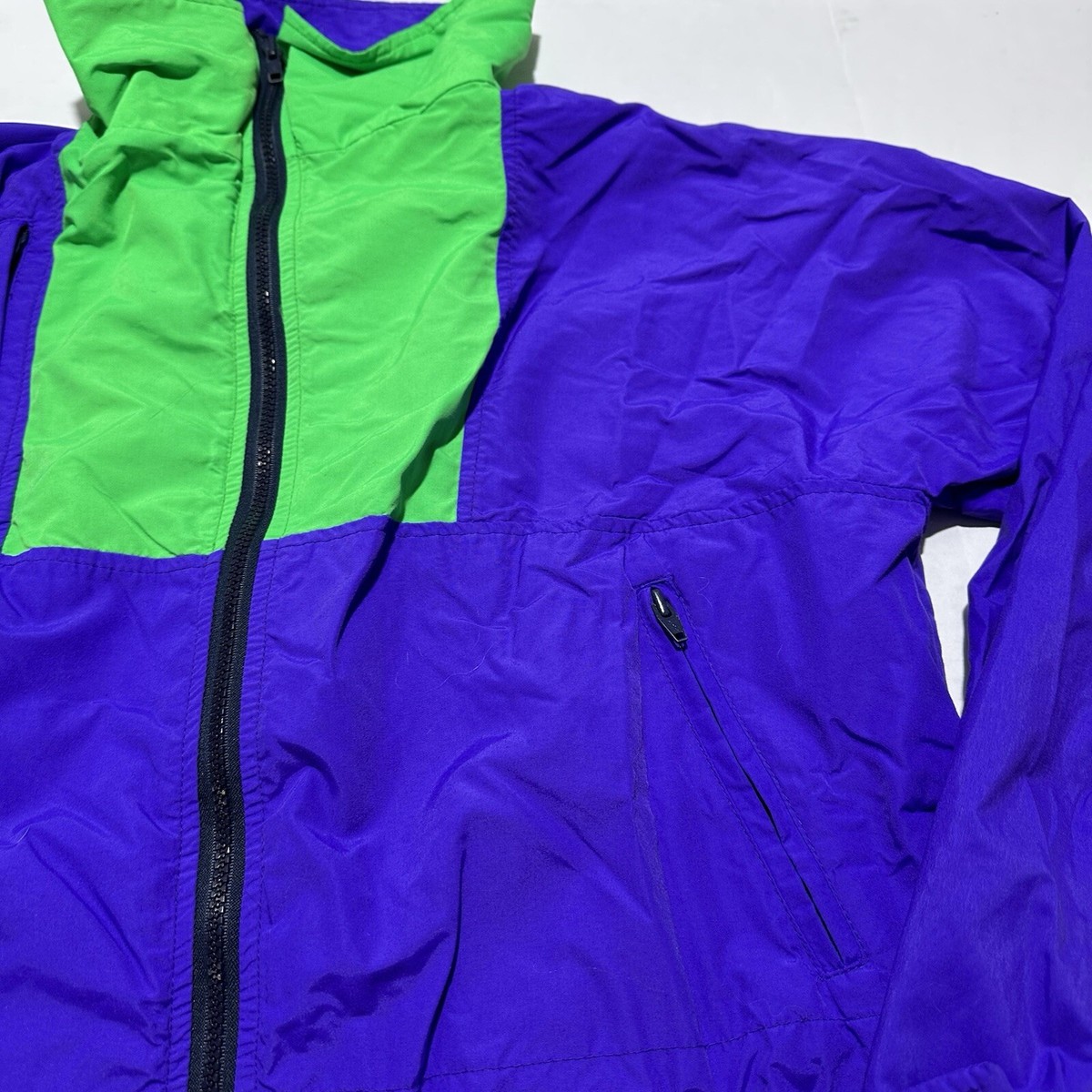 Vintage Mother Karen Ski Jacket Womens XS Zip Up Blue Green