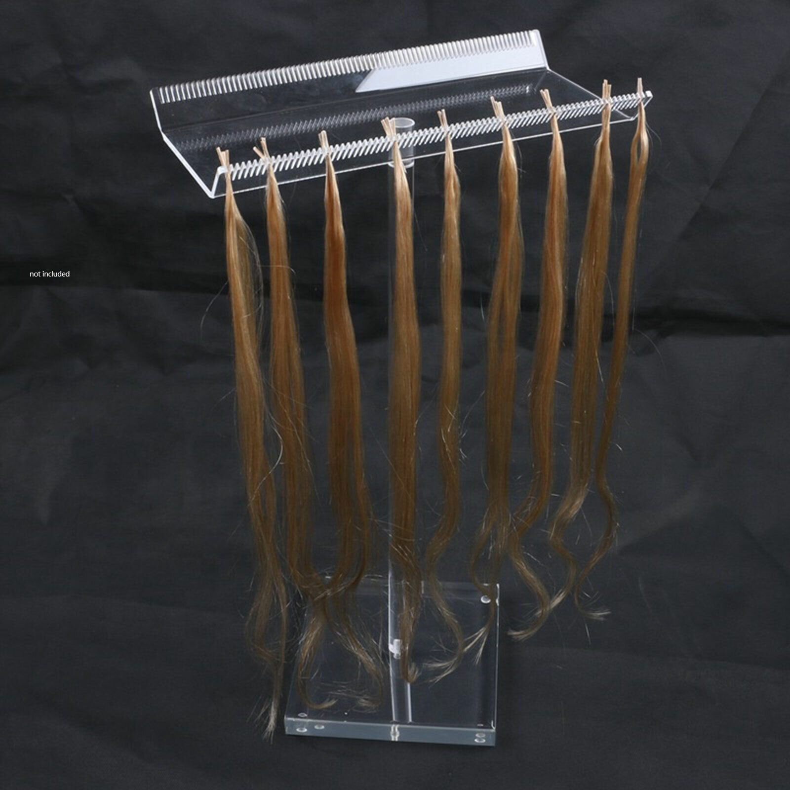 Acrylic Hair Extension Stand Sturdy Rack Holder Durable Sectioning