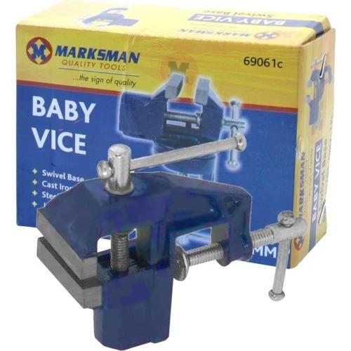 2" 50MM REVOLVING SWIVEL MAKING BENCH TABLE FIX CLAMP SMALL MINI BABY VICE MODEL