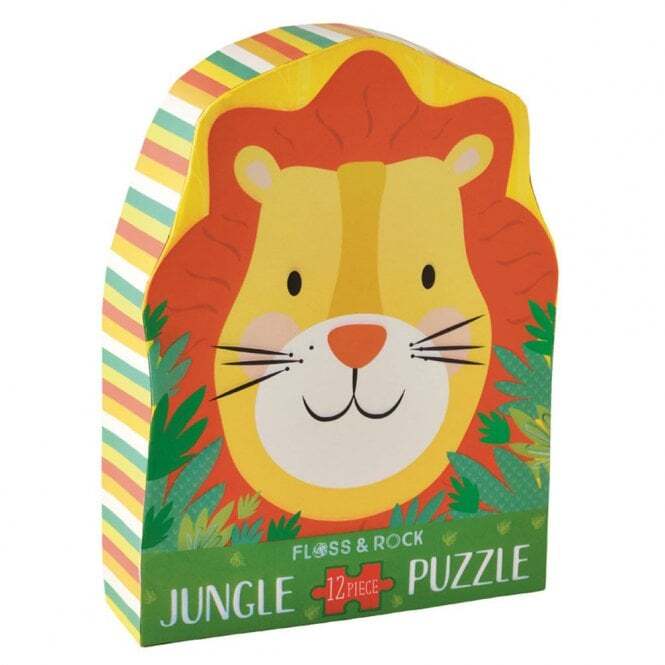 Floss & Rock 12 Piece Puzzle Lion