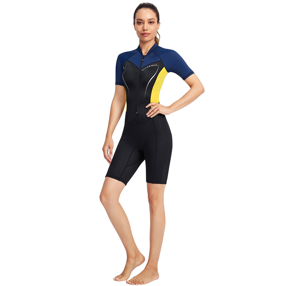 DIVE SAIL Neoprene Scuba Snorkel Swimming Women Body Wetsuits (Yellow M) eBay