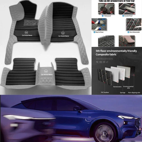 For Toyota 4Runner 1995-2020 Car Floor Mats Anti-slip Custom Liners Carpets Rugs - Imagen 29 de 42