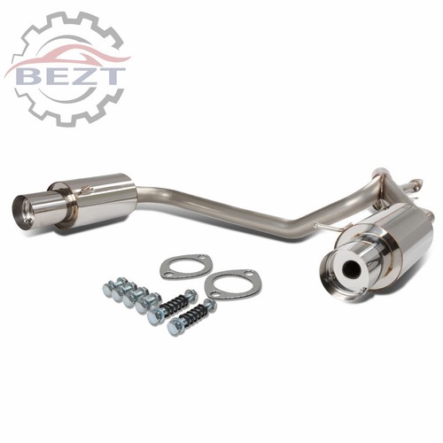4"DUAL MUFFLER TIP STAINLESS STEEL EXHAUST CATBACK SYSTEM FOR 03-06 TIBURON V6 - Picture 4 of 7