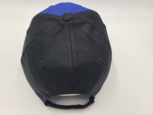 University of Kansas Jayhawks Captivating Headgear Adjustable Hat Cap Blue Black - Picture 8 of 13
