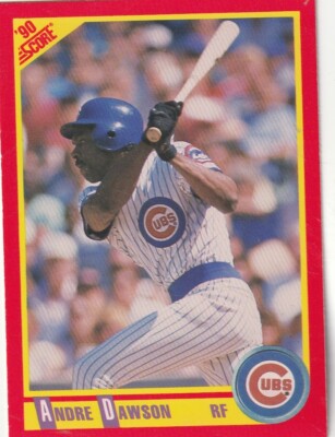 FREE SHIPPING-MINT-1990 Score Andre Dawson #265 CUBS