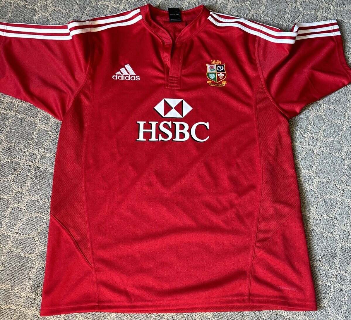 adidas British and Irish Lions ラグビーシャツ Adidas British Lions