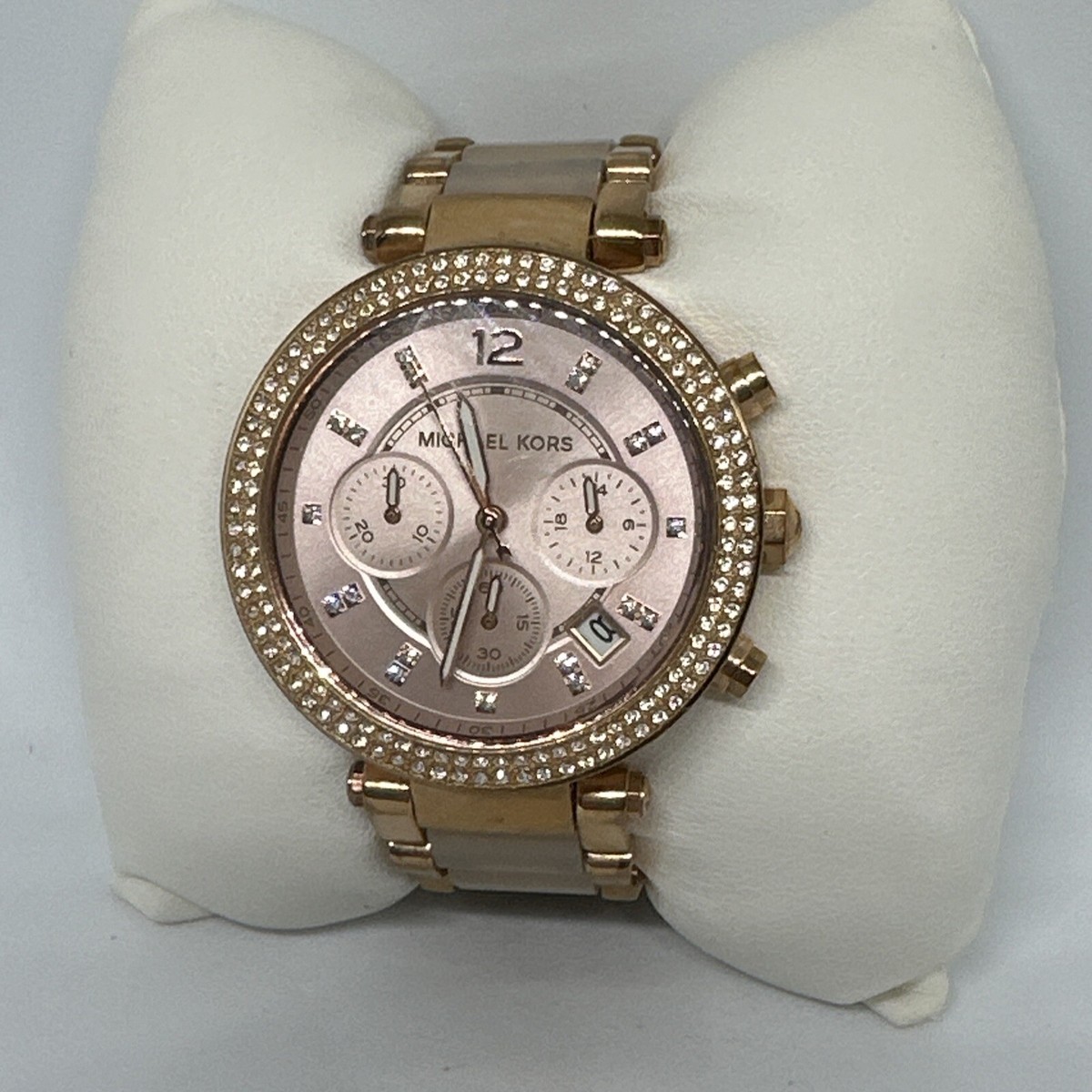 Womens Michael kors Parker rose gold acetate watch Michael Kors Women main image 2