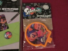 (1) BIRTHDAY SPLATOON Nintendo  DesignWare Candle Factory Sealed