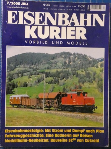 Mensajero ferroviario modelo y modelo 2005 julio serie 52 80 de Gützold H-18489 | Zustand: Gut