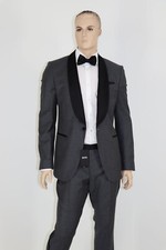 HUGO BOSS Tuxedo/Suit, Mod. Henry1/Glow2, Size 102 / US 42L, Open Grey