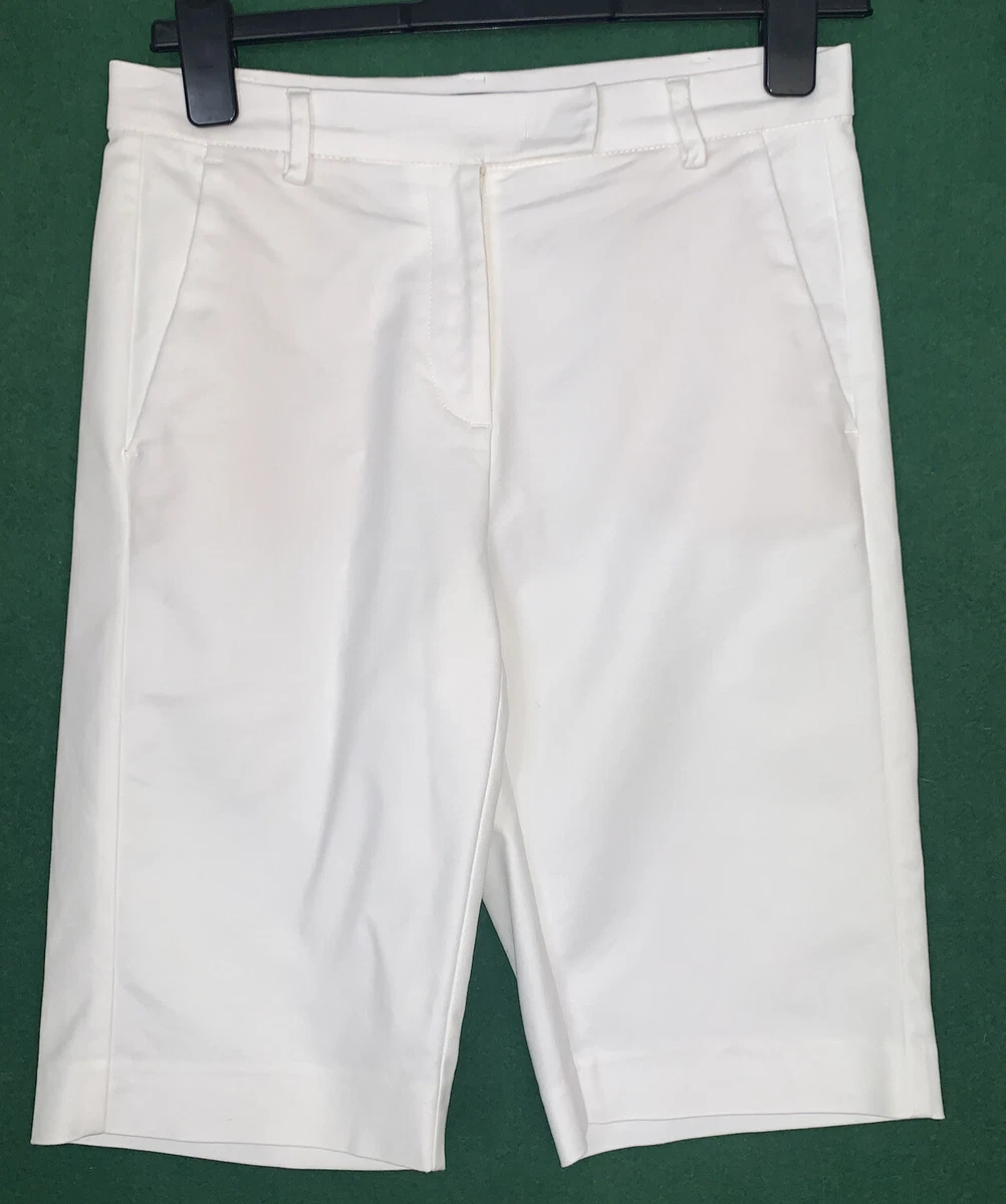 Smart white shorts ladies sale